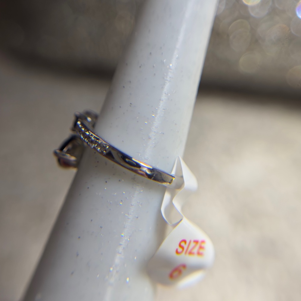 NWT BP rhodium plating ring THE OPEN FLAME size 6 - Picture 3 of 5